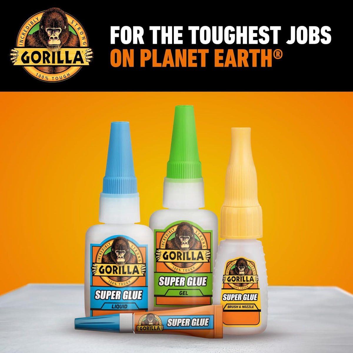 Gorilla Super Glue Gel XL, Clear 25g (Pack of 1) - Fast-Setting, No-Drip Control for Precise All-Purpose Repairs