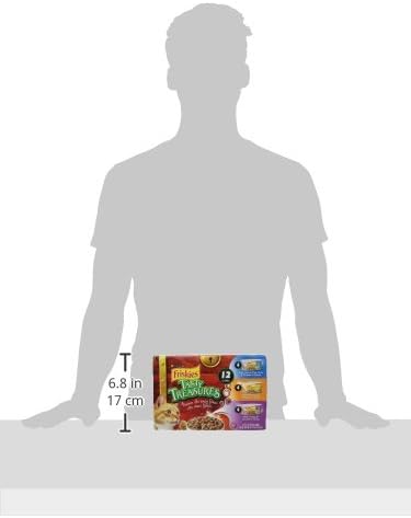 Purina Friskies Wet Cat Food Variety Pack, Tasty Treasures Prime Filets (With Ocean Fish and Tuna, With Chicken and With Turkey) - 5.5 Ounce (Pack of 12)