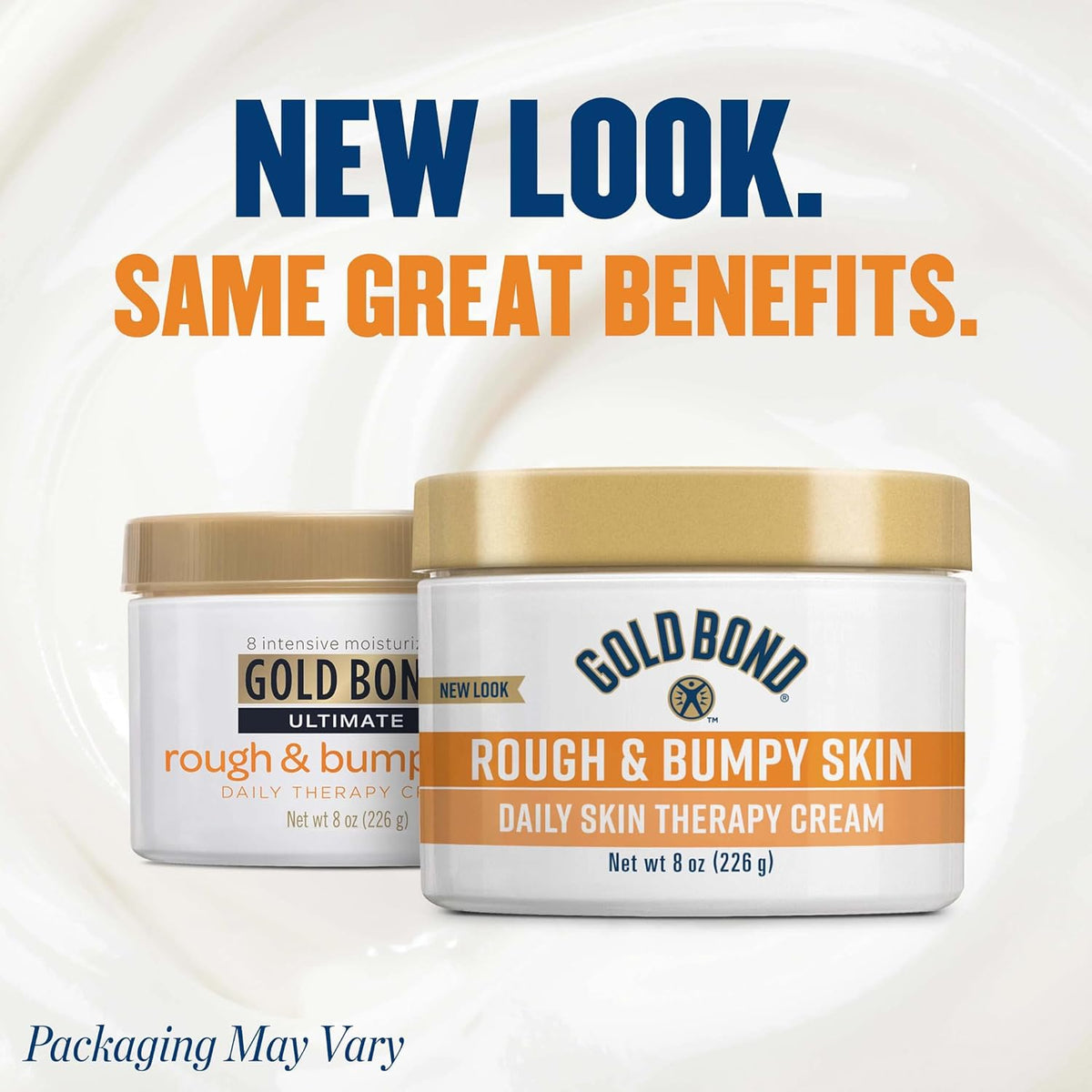 Gold Bond Rough & Bumpy Daily Skin Therapy Cream, 8 oz Cream With 7 Moisturizers & 3 Vitamins