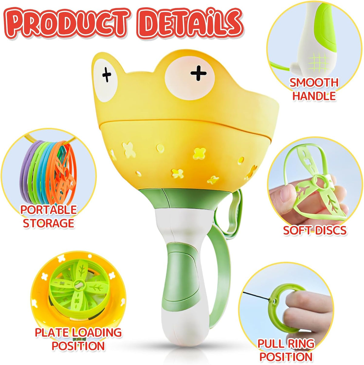 Outside Toys for Kids Ages 4-8 - Manual Capture Catching Game - Toddler Chasing Toy for Boys & Girls, Ages 3-7 - Outdoor Fun Family Games