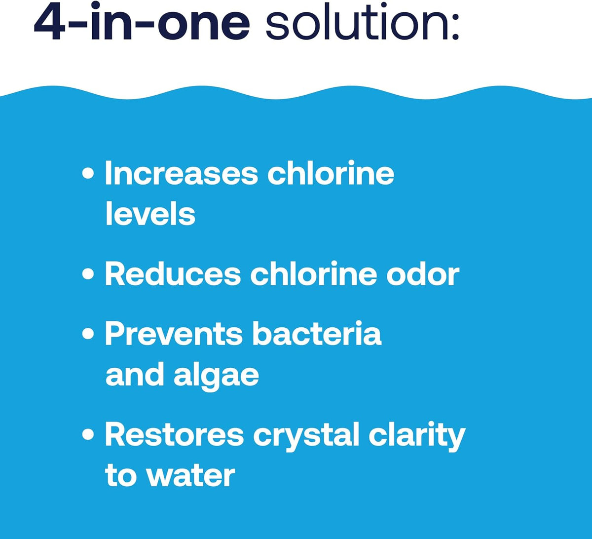 HTH 52037R Pool Care Shock Advanced, Swimming Pool Chemical - Cal Hypo Formula, Prevents Bacteria & Algae, Restores Crystal Clear Water - Shock Treatment, 1lb (12 Pack)