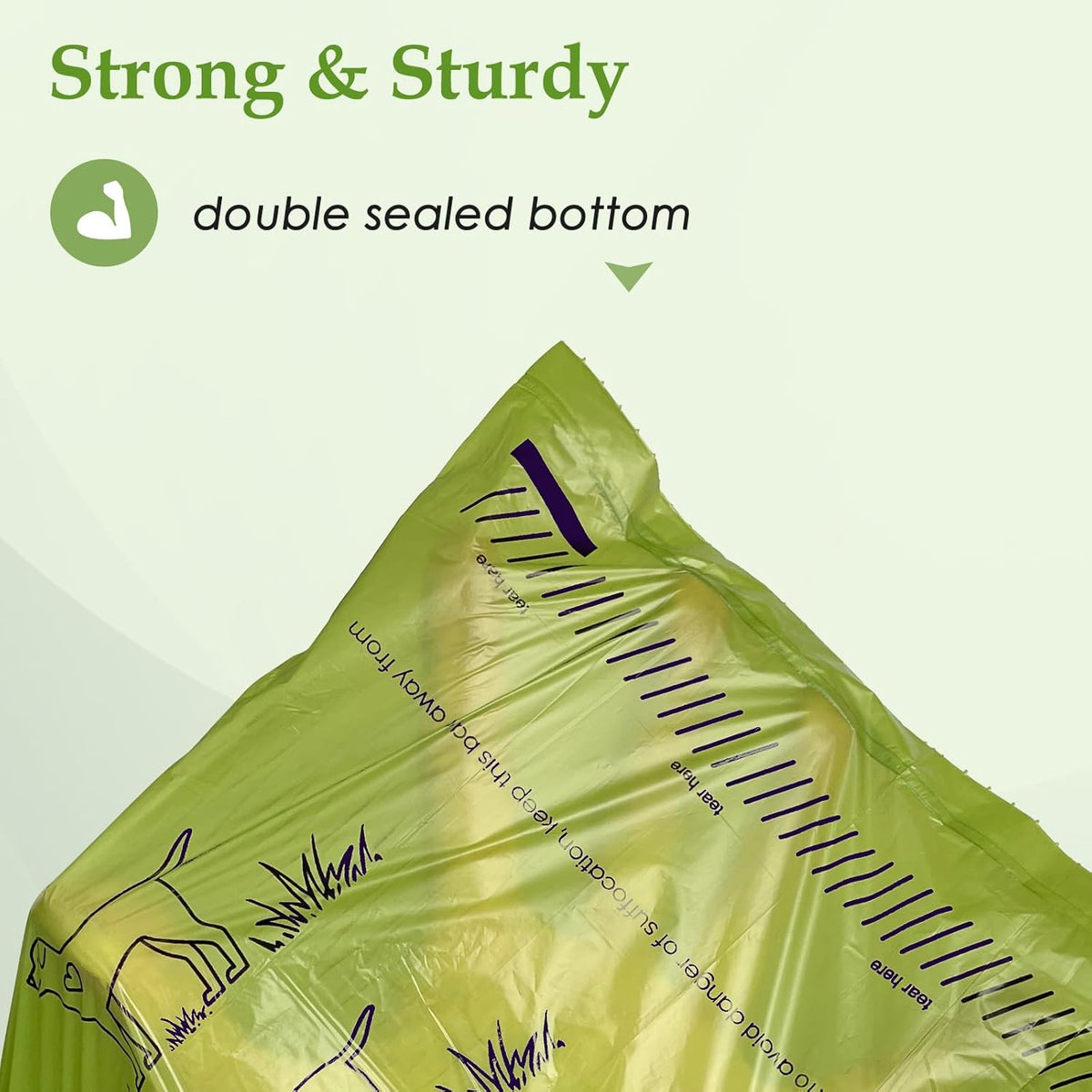 240 Count Lavender Scented 13?x 9?Dog Poop Bags Rolls, Leakproof Strong & Sturdy Waste Bags for Doggie Cat Pet