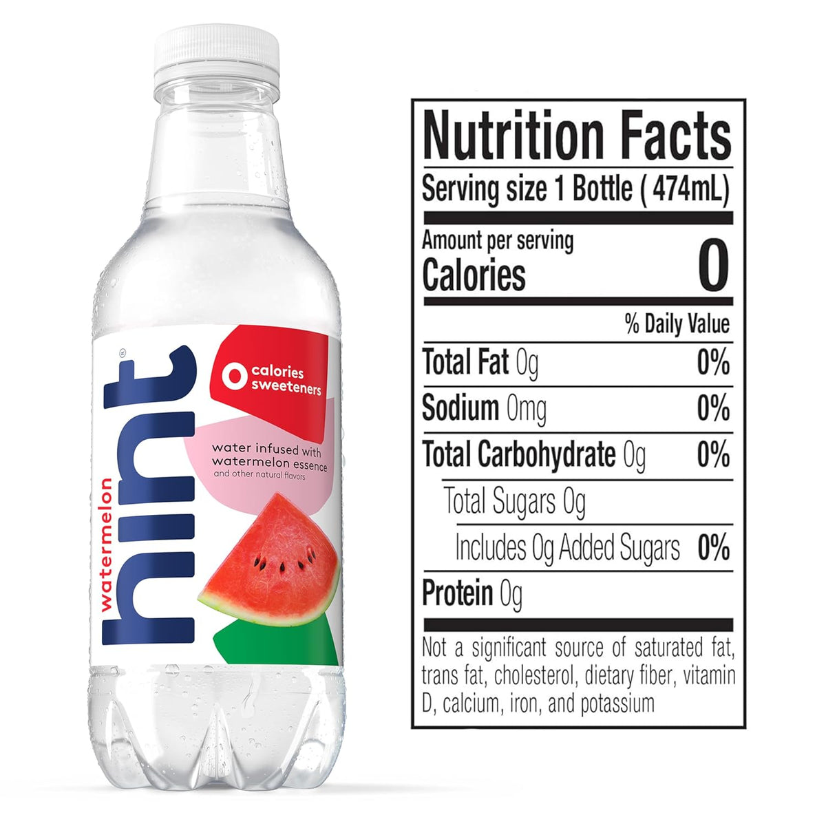 Hint Infused Bottled, Best Sellers Variety Pack - Sugar Free Flavored with Zero Calories, Natural Essences, and No Artificial Sweeteners - 16 Fl Oz (Pack of 12)